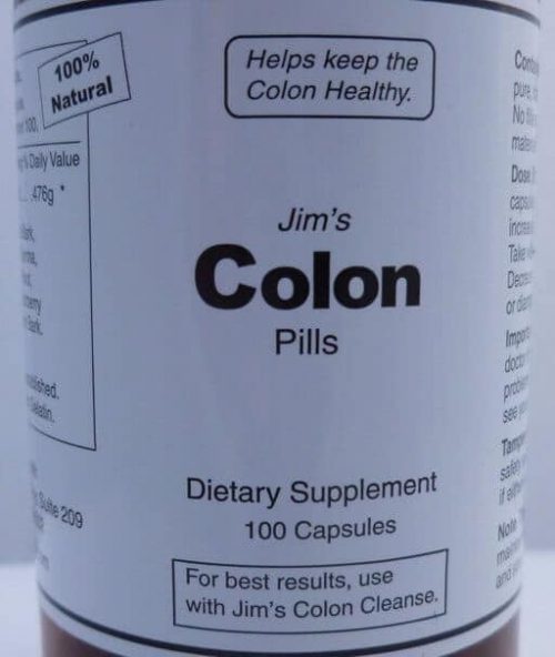 One Bottle Colon Pills (100 Capsules 500mg Each)