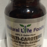 Multi-Carotine NLF 25,000 IU Beta Carotine Capsules