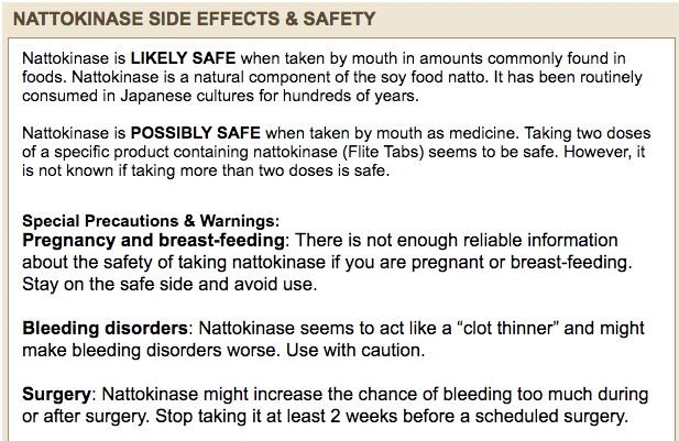 nattokinase-side-effects