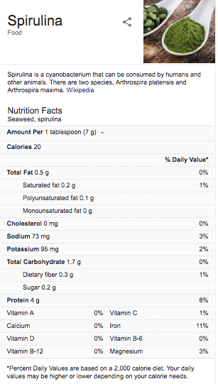 spirulina